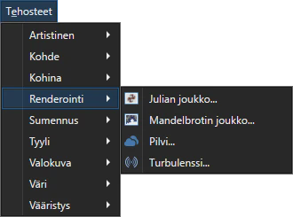 Renderointi efektit