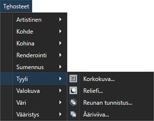 Tyyli efektit
